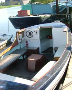 Photo of boat cabin area
